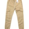 Beige 6 Pocket Cotton Cargo Pant