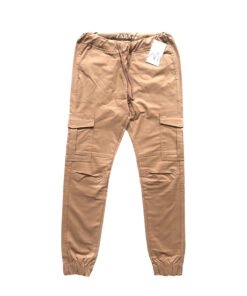 Light Camel Cotton Cargo Pant