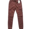 Maroon Cotton Men Cargo Pant