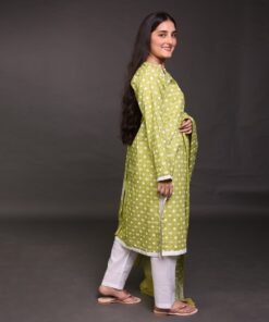 Unstitched Lawn 3 Piece Suit For Women 4