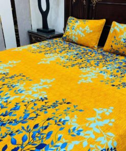 3 Piece Cotton Printed Double Bedsheet (17)