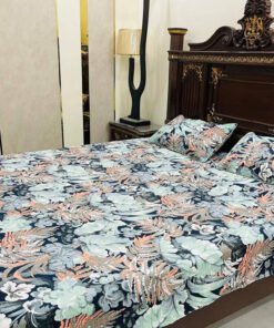 3 Piece Cotton Printed Double Bedsheet (18)