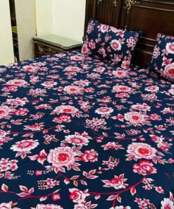 3 Piece Cotton Printed Double Bedsheet (3)