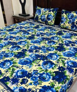 3 Piece Cotton Printed Double Bedsheet (5)