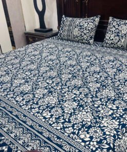 3 Piece Cotton Printed Double Bedsheet (8)