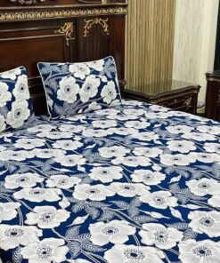 3 Pieces Crystal cotton double bedsheet 2