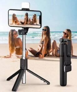 Selfie Stick With Led Light Mini Tripod Stand